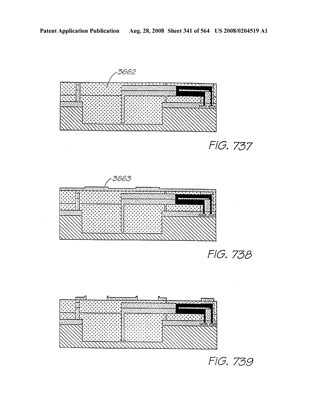 Inkjet Printhead With Laterally Reciprocating Paddle - diagram, schematic, and image 342