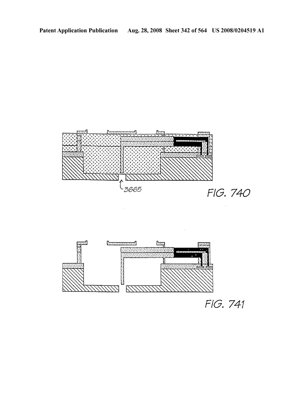 Inkjet Printhead With Laterally Reciprocating Paddle - diagram, schematic, and image 343