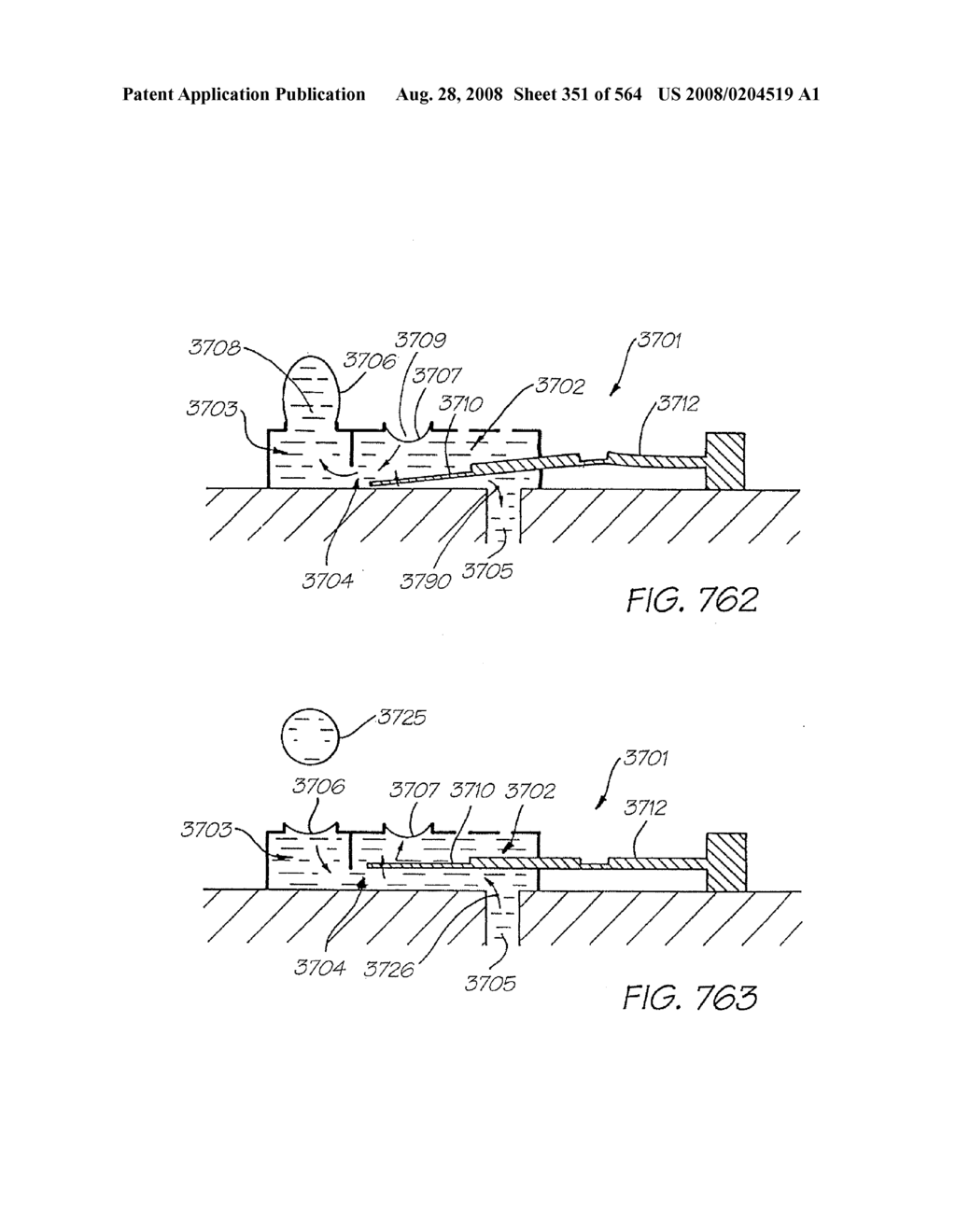 Inkjet Printhead With Laterally Reciprocating Paddle - diagram, schematic, and image 352