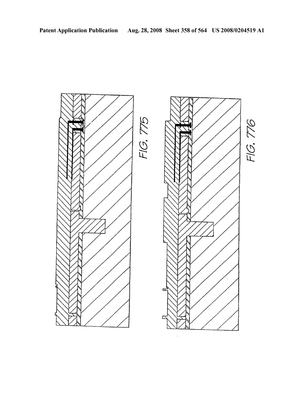 Inkjet Printhead With Laterally Reciprocating Paddle - diagram, schematic, and image 359