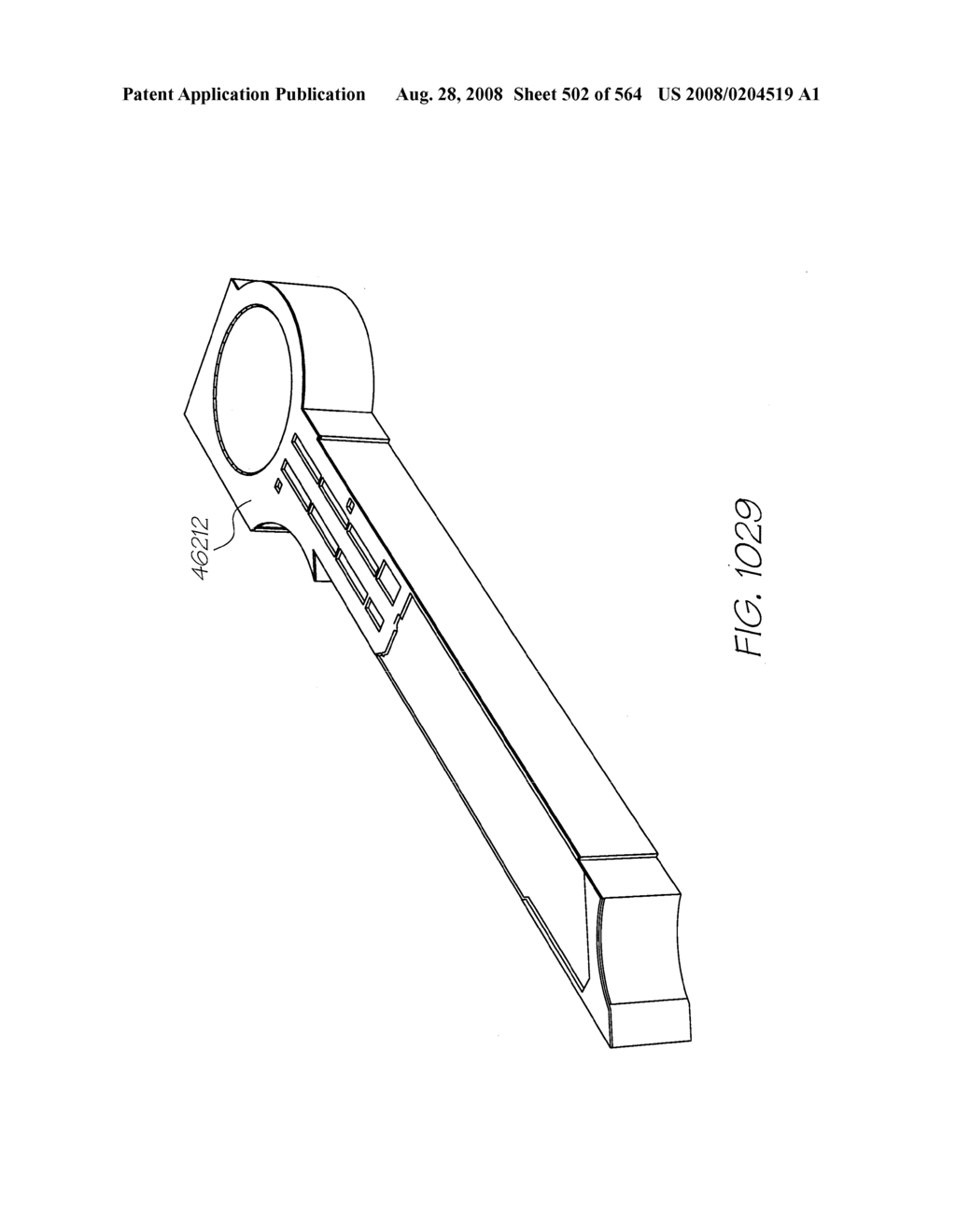 Inkjet Printhead With Laterally Reciprocating Paddle - diagram, schematic, and image 503