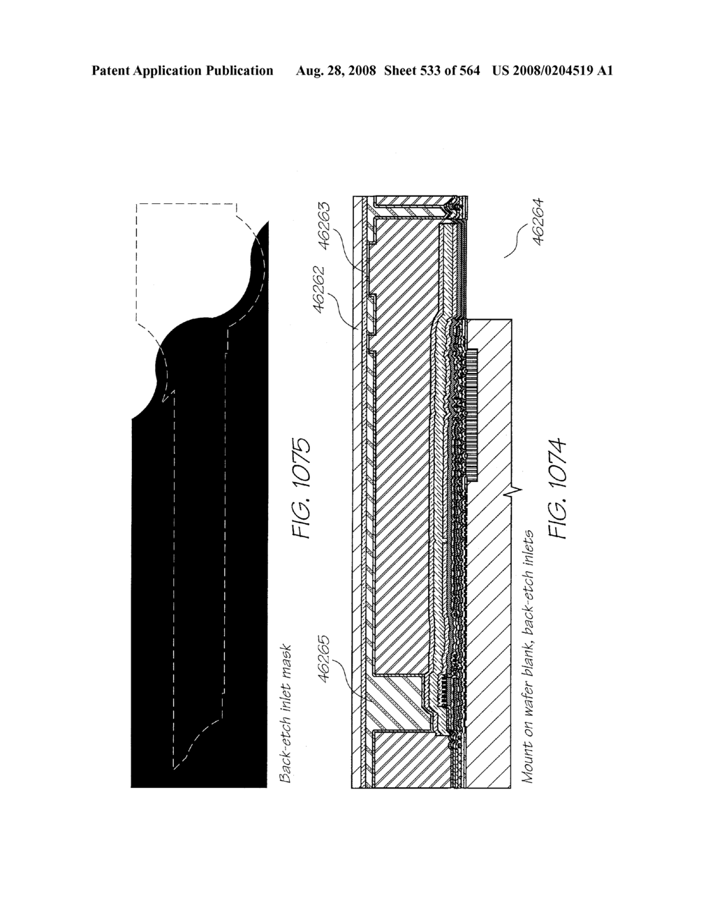 Inkjet Printhead With Laterally Reciprocating Paddle - diagram, schematic, and image 534