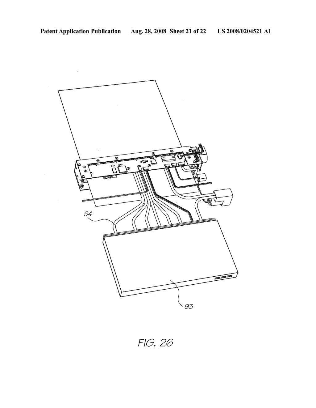 PRINTHEAD ASSEMBLY HAVING LAMINATED INK AND AIR DISTRIBUTION STRUCTURE - diagram, schematic, and image 22