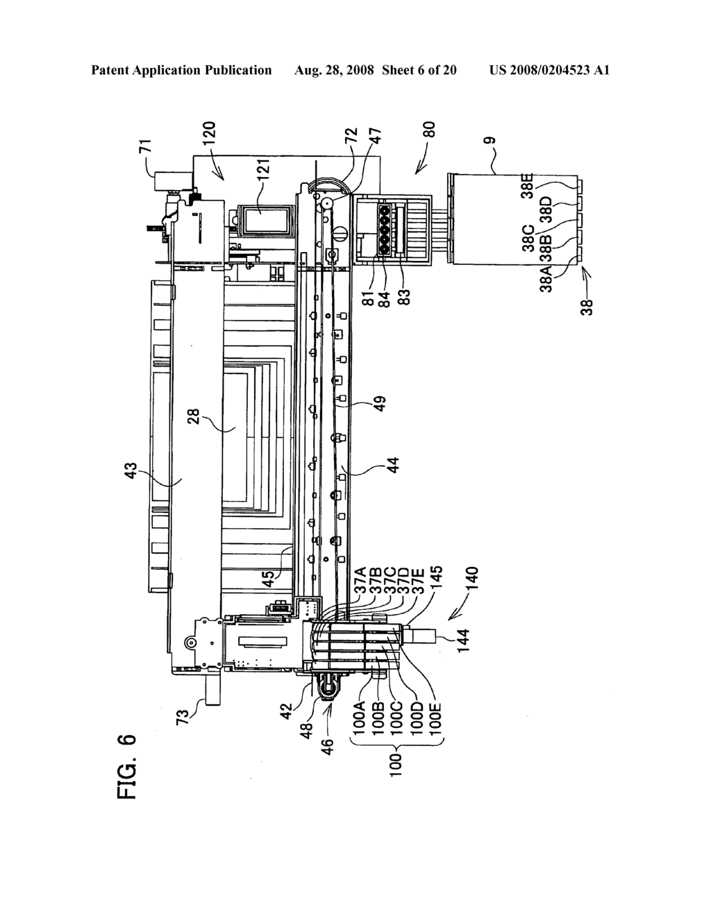 Ink jet printer - diagram, schematic, and image 07