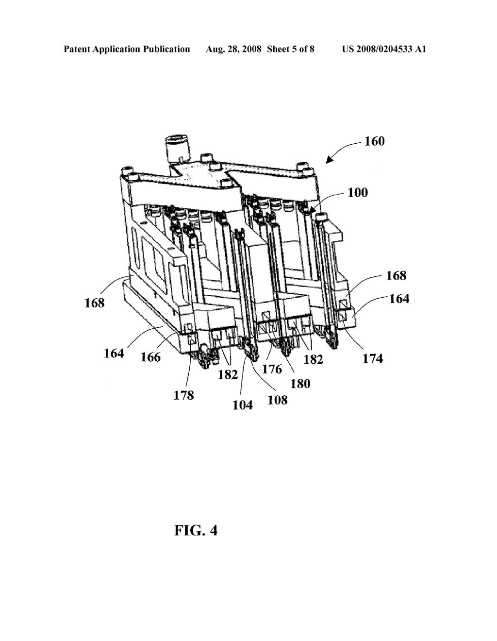 A Method of Ink Supply to Inkjet Print Head Array - diagram, schematic, and image 06