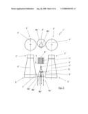 Optical observation apparatus diagram and image