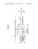 Document reading apparatus and method of determining position of carriage diagram and image