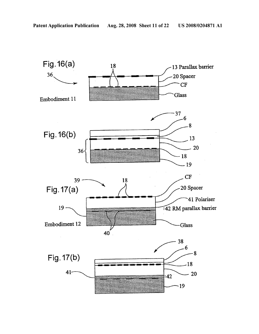 Multiple-view directional display - diagram, schematic, and image 12