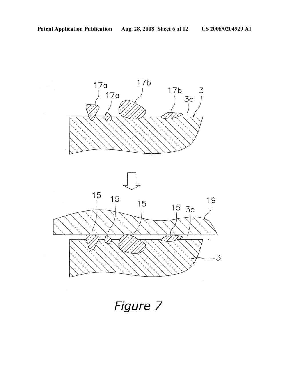 FLUID DYNAMIC BEARING DEVICE, SPINDLE MOTOR INCLUDING THE SAME, READ-WRITE DEVICE, AND METHOD OF MANUFACTURING BEARING PART - diagram, schematic, and image 07