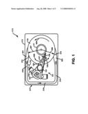 Slider air bearing with asymetric side rail diagram and image