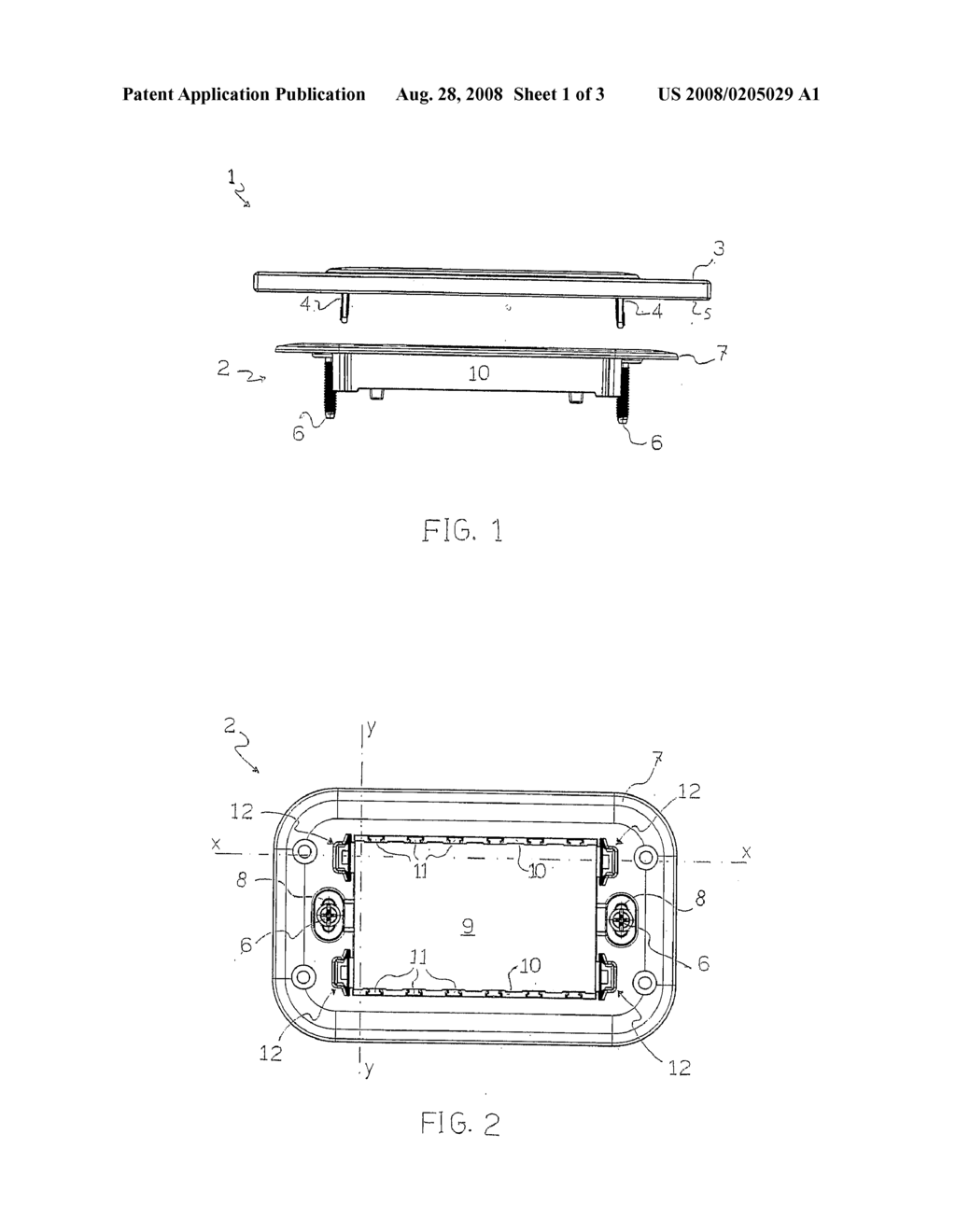 Support Frame and Group of Parts for Wall Mounting an Electrical Apparatus - diagram, schematic, and image 02