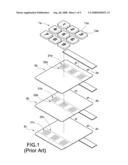 LIGHT GUIDE METHOD OF DOUBLE-LAYER LIGHT GUIDE PLATE AND KEYPAD STRUCTURE USING THE DOUBLE-LAYER LIGHT GUIDE PLATE diagram and image