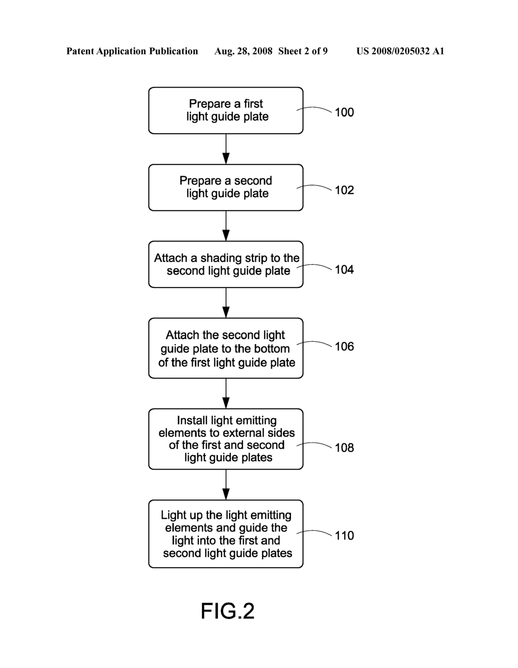 LIGHT GUIDE METHOD OF DOUBLE-LAYER LIGHT GUIDE PLATE AND KEYPAD STRUCTURE USING THE DOUBLE-LAYER LIGHT GUIDE PLATE - diagram, schematic, and image 03