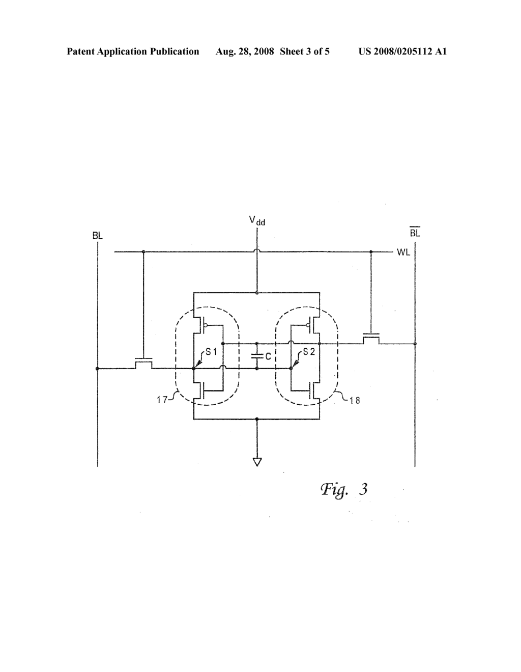 Apparatus for Hardening a Static Random Access Memory Cell from Single Event Upsets - diagram, schematic, and image 04