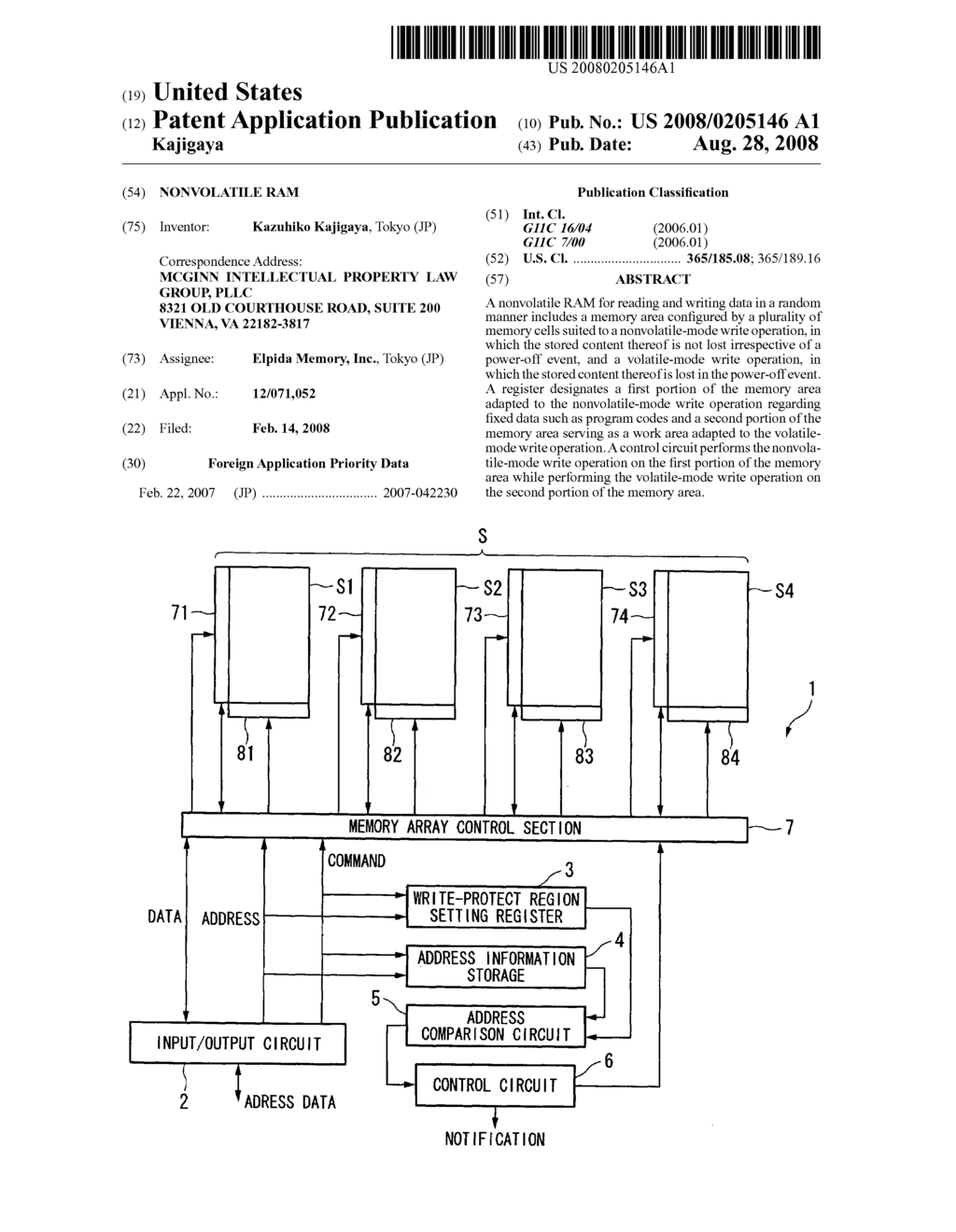 Nonvolatile RAM - diagram, schematic, and image 01