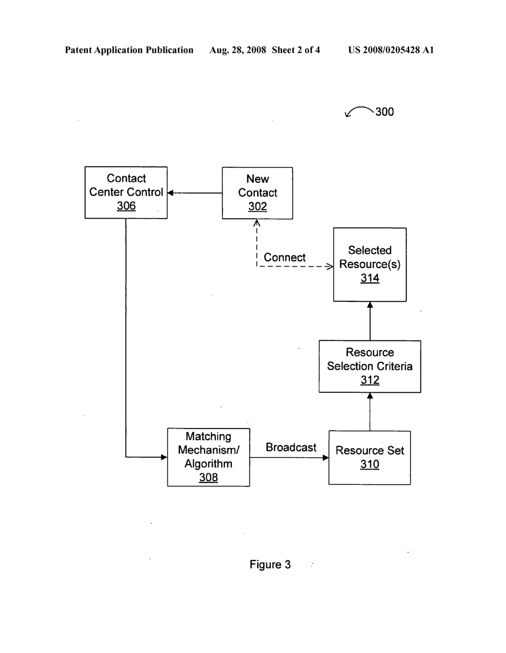 Use of intelligent directed broadcast in contact center solutions - diagram, schematic, and image 03