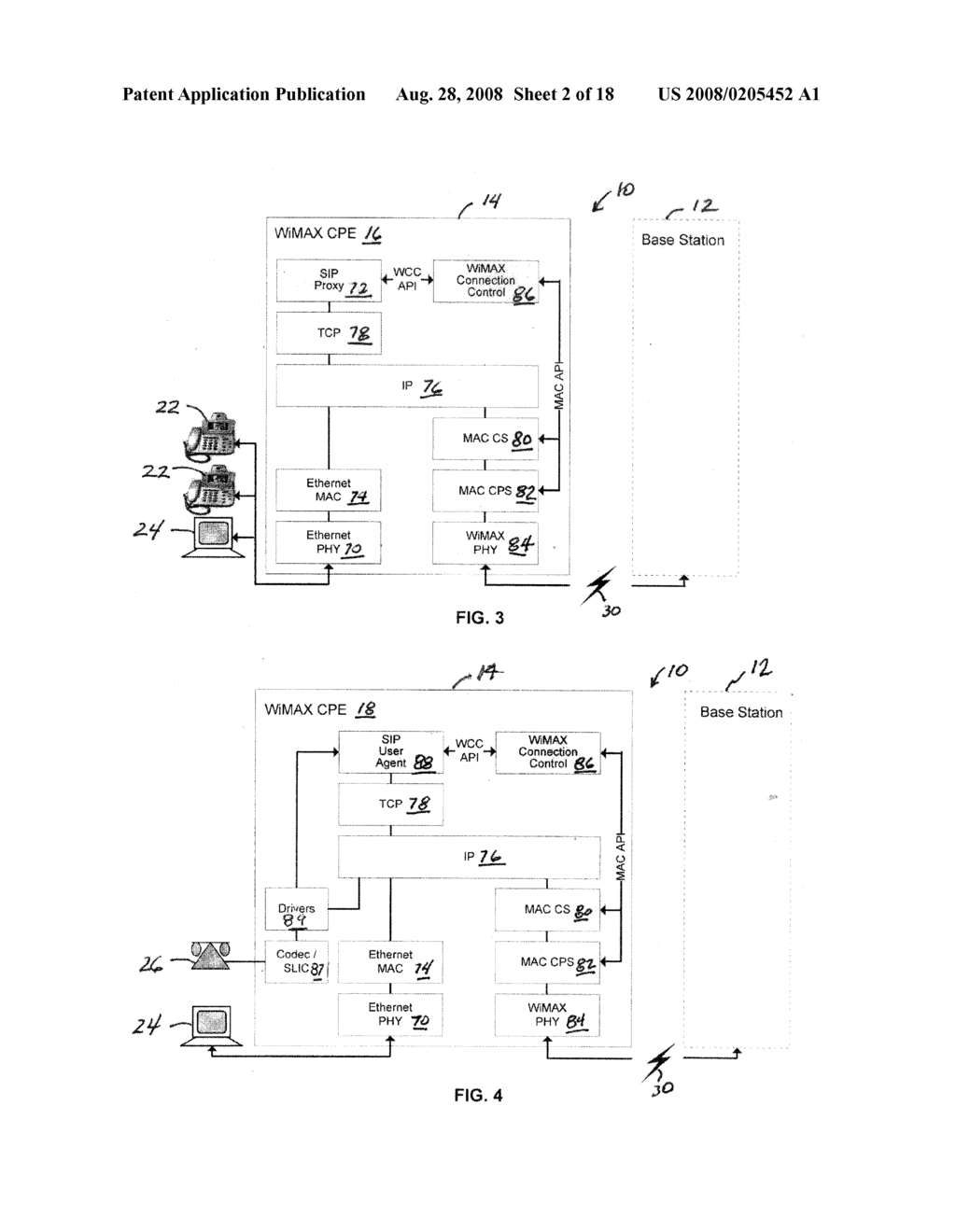 METHOD AND APPARATUS TO SUPPORT VOIP CALLS IN AN IEEE 802.16 INTERFACE - diagram, schematic, and image 03