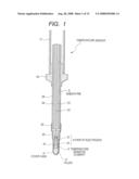 TEMPERATURE SENSOR AND METHOD OF PRODUCING THE TEMPERATURE SENSOR diagram and image