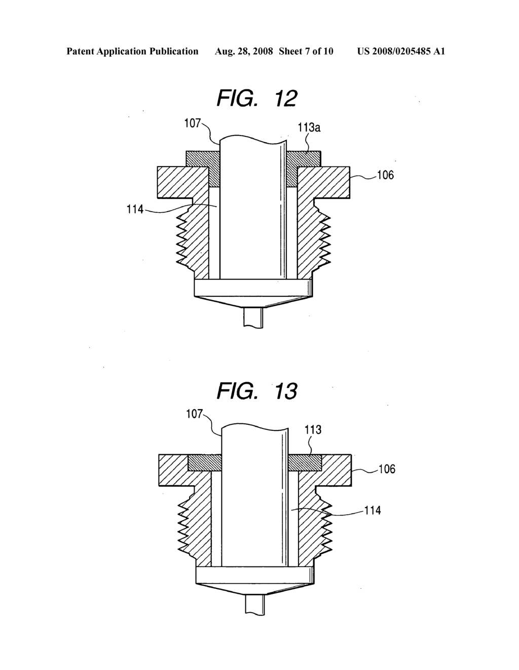 INSTALLATION MECHANISM FOR TEMPERATURE SENSOR - diagram, schematic, and image 08