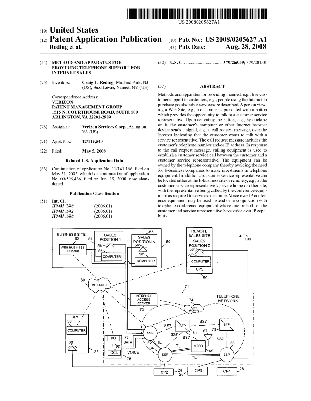 METHOD AND APPARATUS FOR PROVIDING TELEPHONE SUPPORT FOR INTERNET SALES - diagram, schematic, and image 01