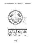 Method and Device for Recognizing a Coin by Using the Embossed Pattern Thereof diagram and image