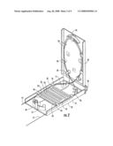 Fiber optic splice trays diagram and image