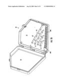 Fiber optic splice trays diagram and image