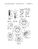 Locking Nut, Bolt and Clip Systems and Assemblies diagram and image