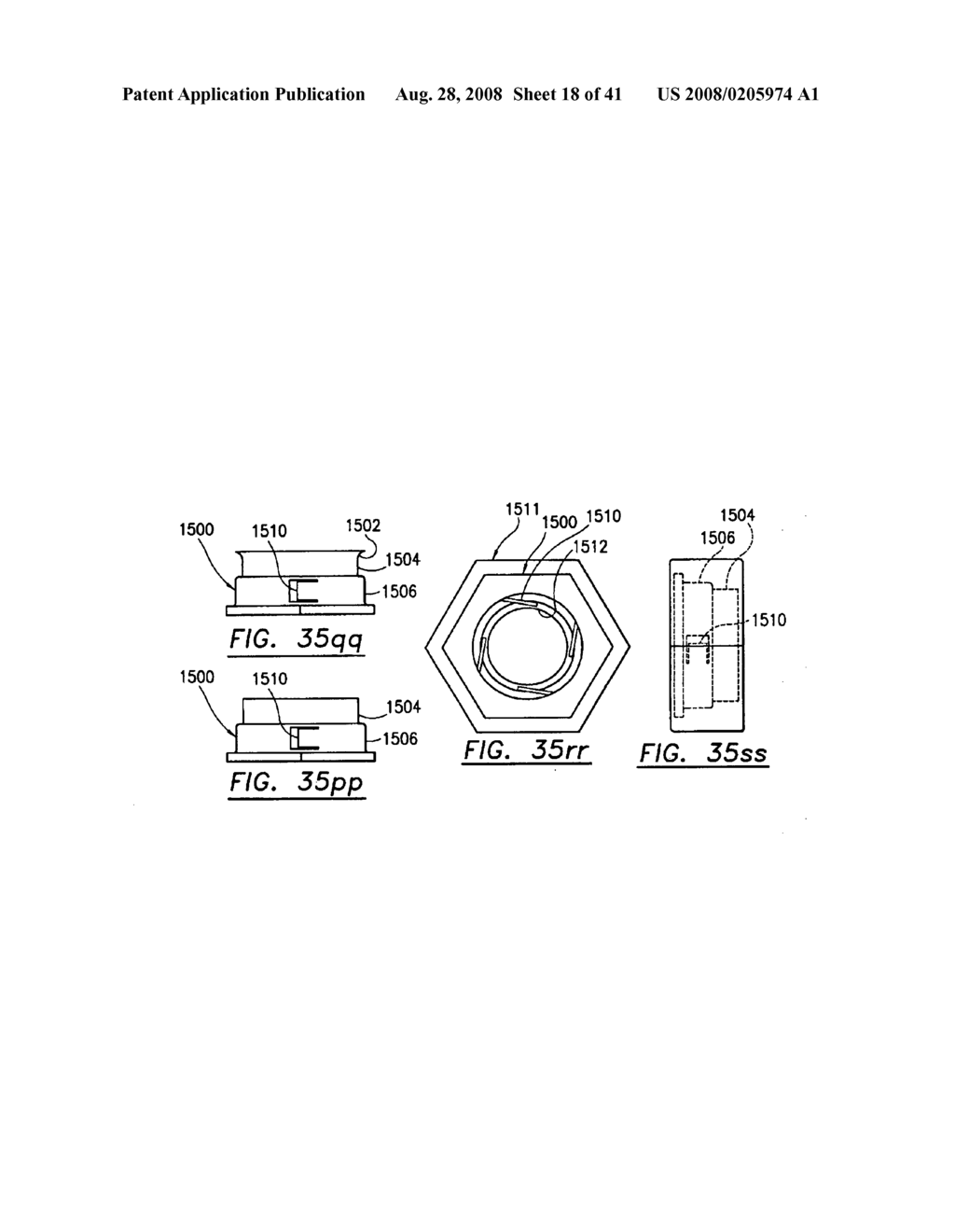 Locking Nut, Bolt and Clip Systems and Assemblies - diagram, schematic, and image 19