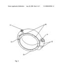 Securing Device for Head Tube Bearings, and Method for Securing Head Tube Bearings diagram and image