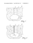 Method For Saturating Cavities Present in a Mass of Soil or In a Body in General diagram and image