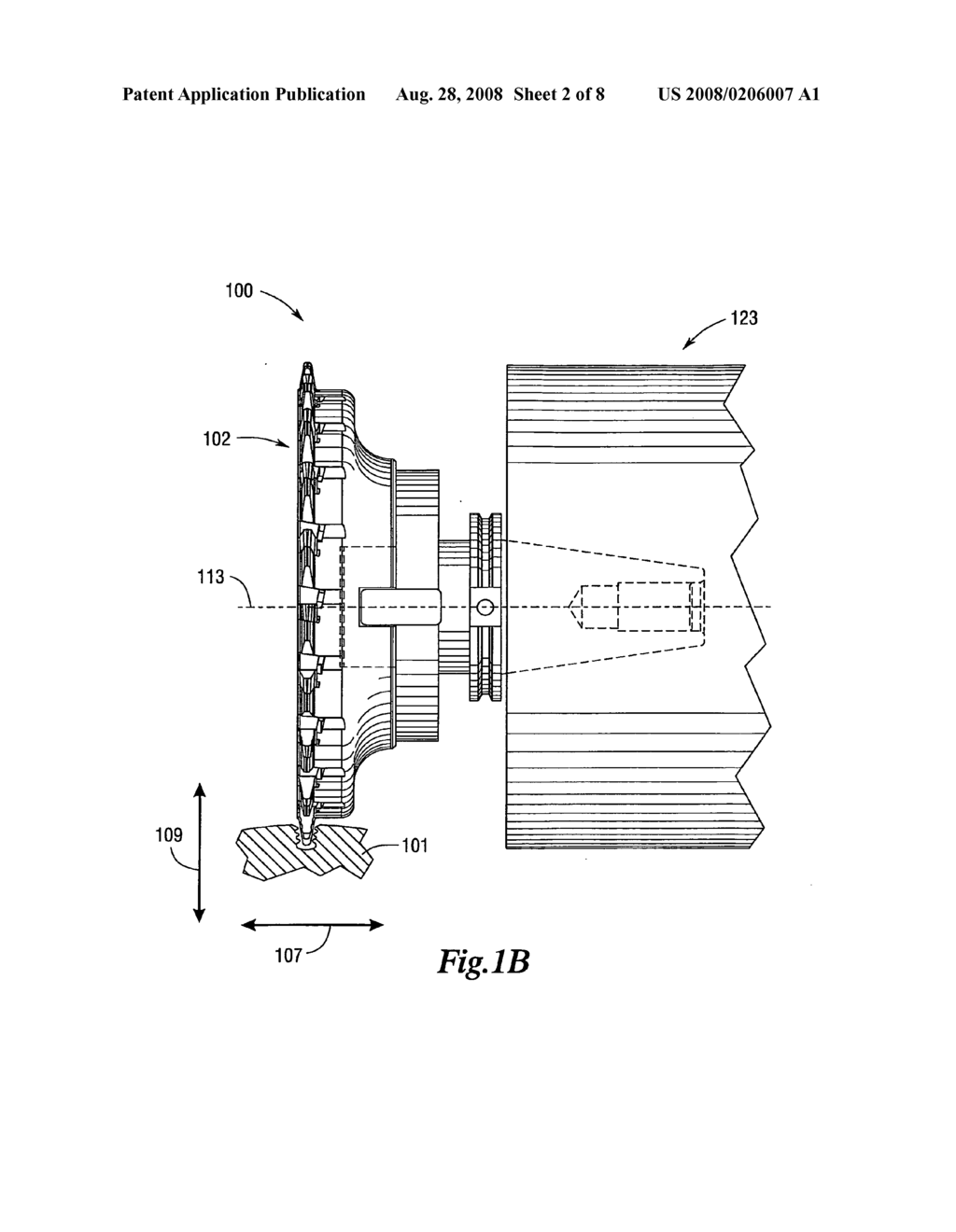 Slotting cutter and inserts for same - diagram, schematic, and image 03