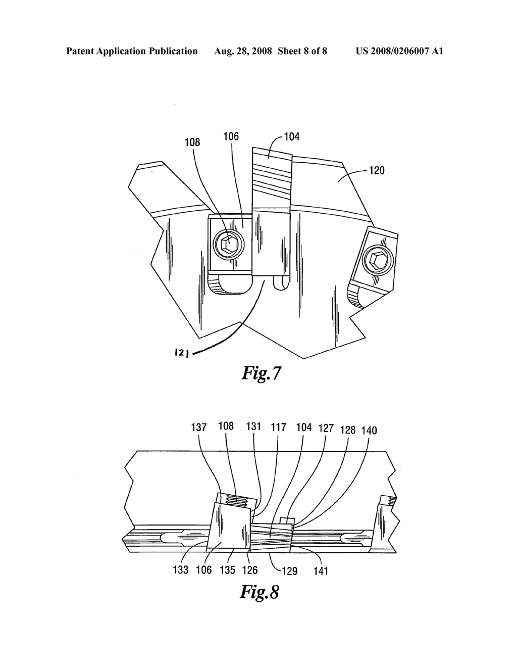 Slotting cutter and inserts for same - diagram, schematic, and image 09