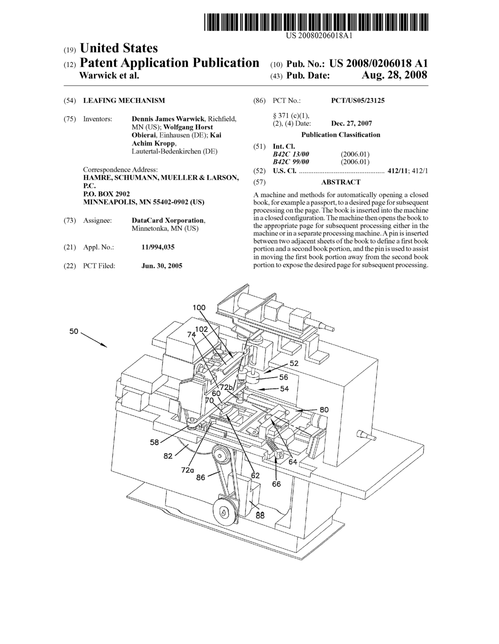 Leafing Mechanism - diagram, schematic, and image 01