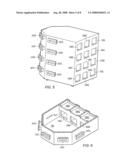 Stacked process chambers for magnetic media processing tool diagram and image