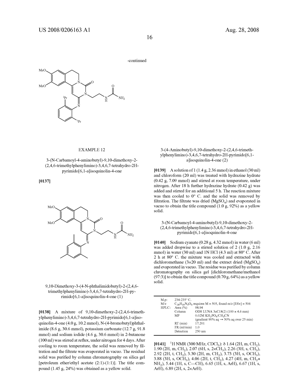 Derivatives of pyrimido[6, 1-A]isoquinolin-4-one - diagram, schematic, and image 22