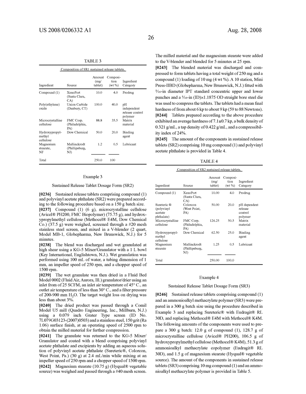 SUSTAINED RELEASE ORAL DOSAGE FORMS OF A PRODRUG OF R-BACLOFEN AND METHODS OF TREATMENT - diagram, schematic, and image 36