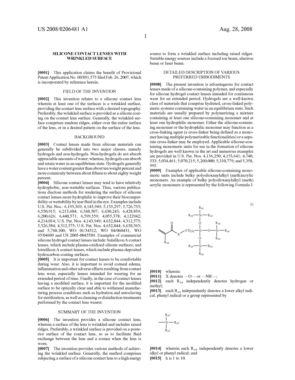 SILICONE CONTACT LENSES WITH WRINKLED SURFACE - diagram, schematic, and image 02