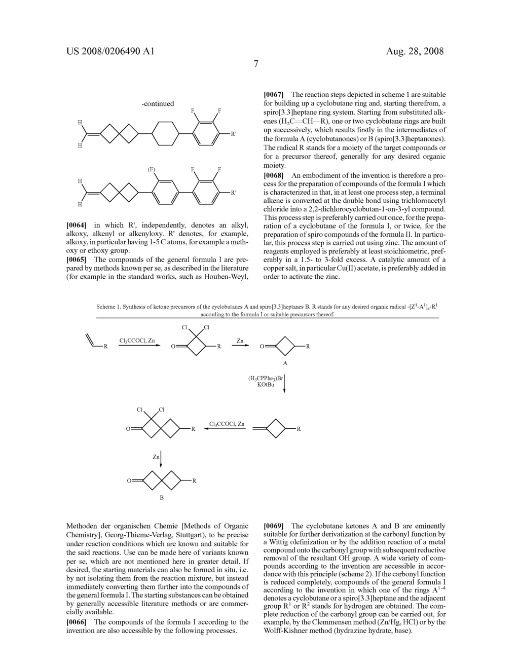 Cyclobutane and Spiro[3.3]Heptane Compounds - diagram, schematic, and image 08