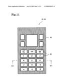 Decorative key sheet for pushbutton switches diagram and image