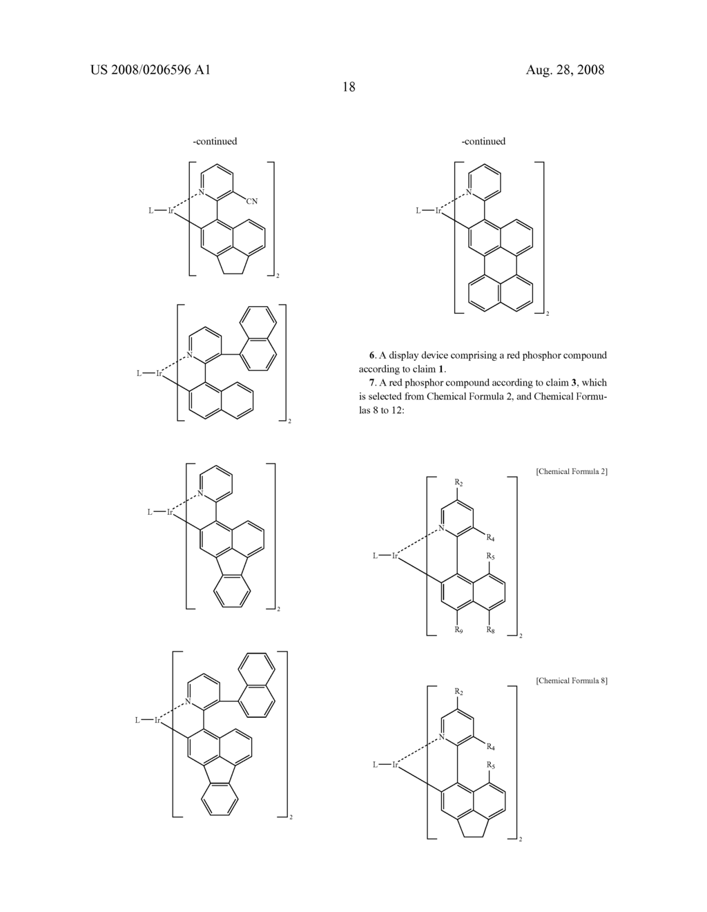 Red phosphors with High Luminus Efficiency and Display Device Containing Them - diagram, schematic, and image 22