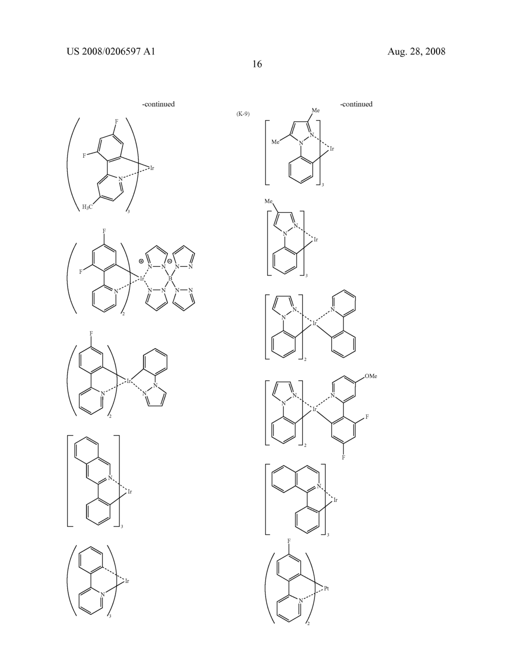 AZAAROMATIC COMPOUNDS HAVING AZAFLUORANTHENE SKELETONS AND ORGANIC ELECTROLUMINESCENT DEVICES MADE BY USING THE SAME - diagram, schematic, and image 17