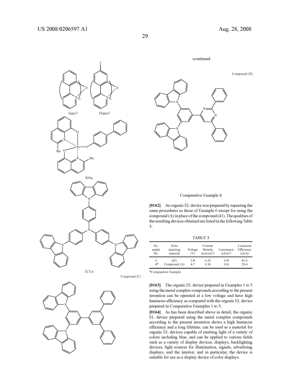 AZAAROMATIC COMPOUNDS HAVING AZAFLUORANTHENE SKELETONS AND ORGANIC ELECTROLUMINESCENT DEVICES MADE BY USING THE SAME - diagram, schematic, and image 30