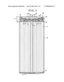 NONAQUEOUS ELECTROLYTE SECONDARY BATTERY diagram and image