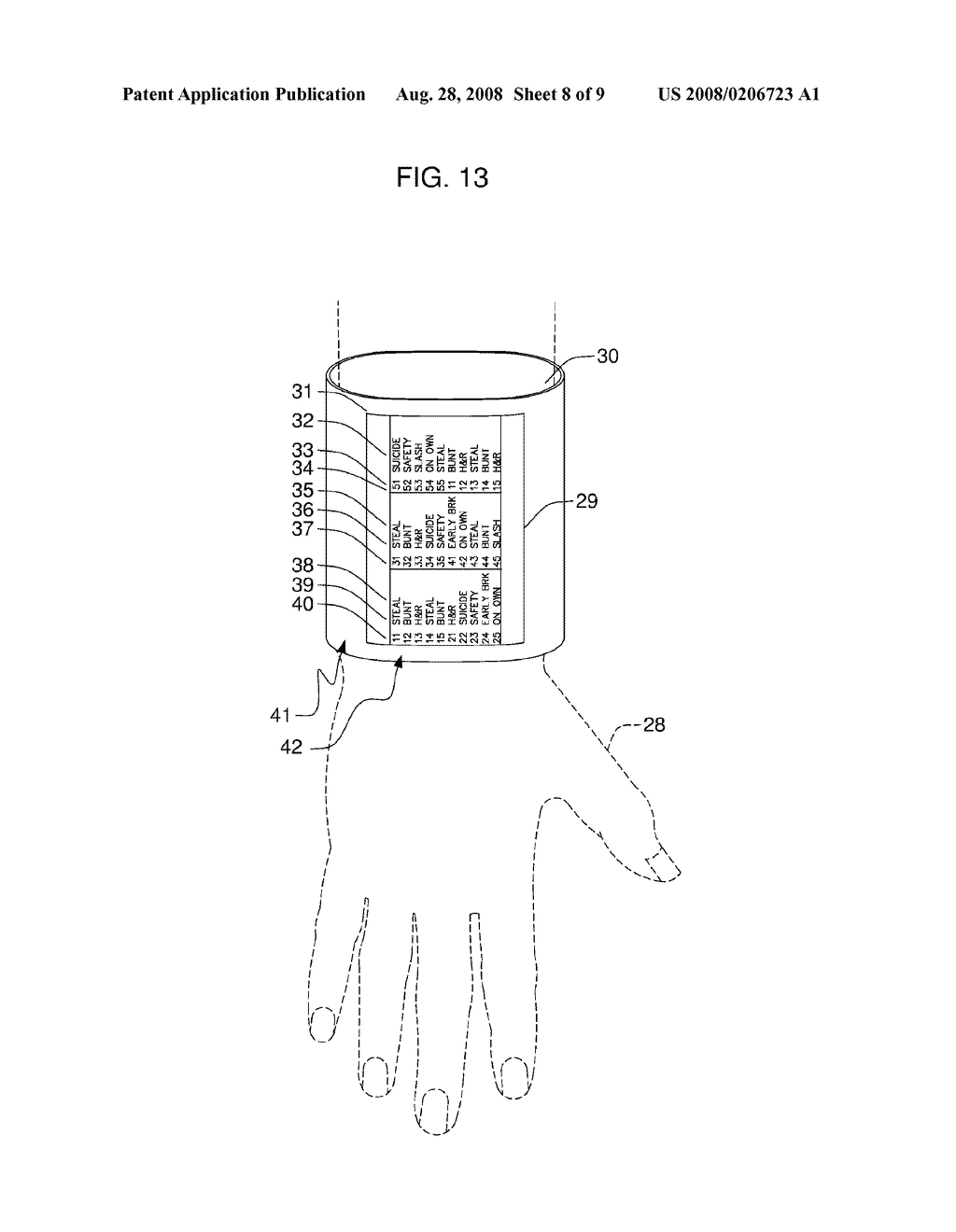 Baseball System and Apparatus for Signal Calling - diagram, schematic, and image 09