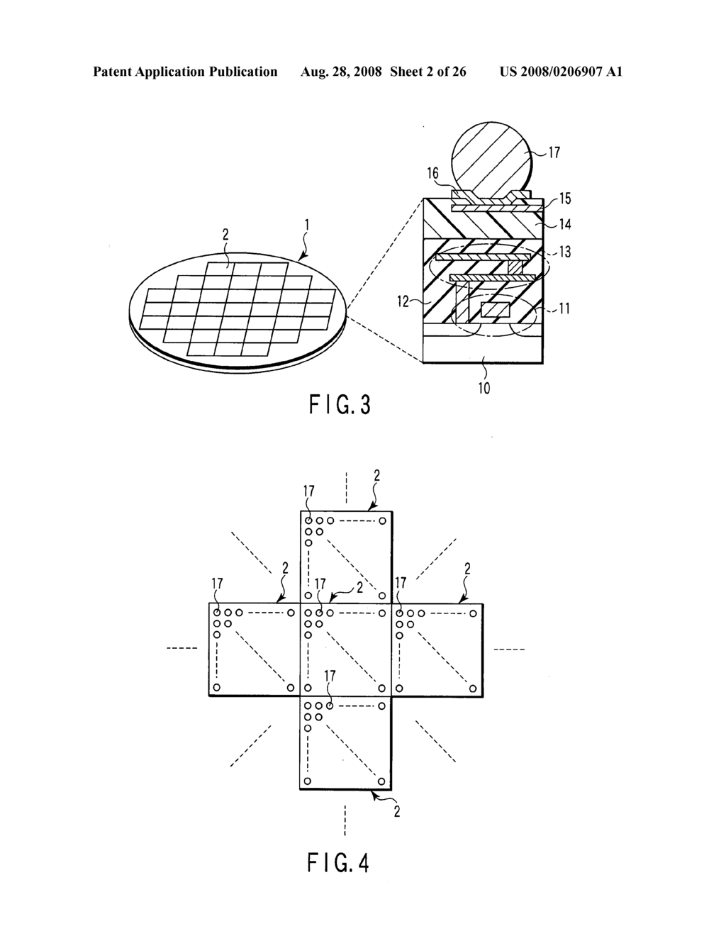 Method for fabricating semiconductor device to which test is performed at wafer level and apparatus for testing semiconductor device - diagram, schematic, and image 03