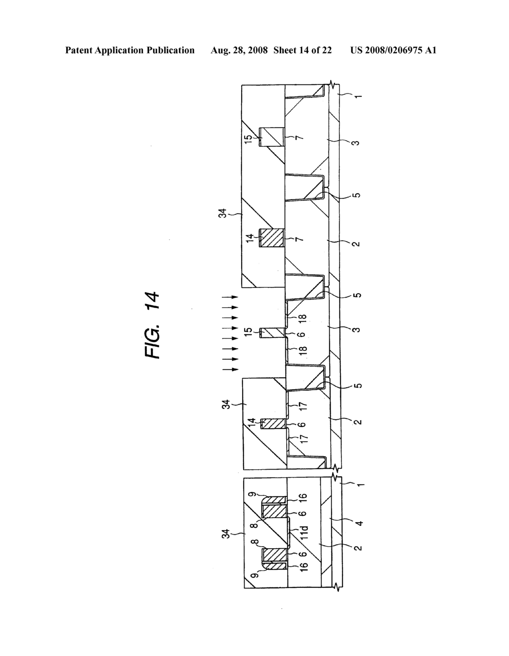 METHOD OF MANUFACTURING A NONVOLATILE SEMICONDUCTOR MEMORY DEVICE, AND A NONVOLATILE SEMICONDUCTOR MEMORY DEVICE - diagram, schematic, and image 15