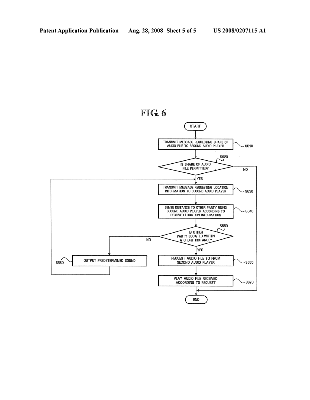 SYSTEM AND METHOD FOR PLAYING AUDIO FILE ACCORDING TO RECEIVED LOCATION INFORMATION - diagram, schematic, and image 06