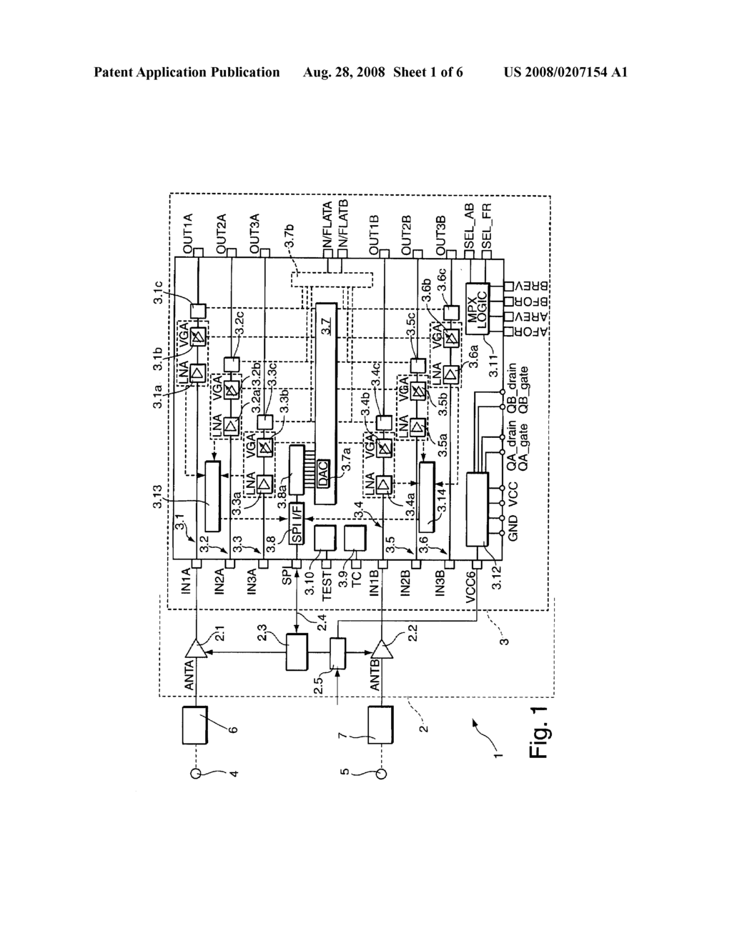 INTEGRATED CIRCUIT AND METHOD FOR RECEPTION OF RADIO FREQUENCY SIGNALS - diagram, schematic, and image 02