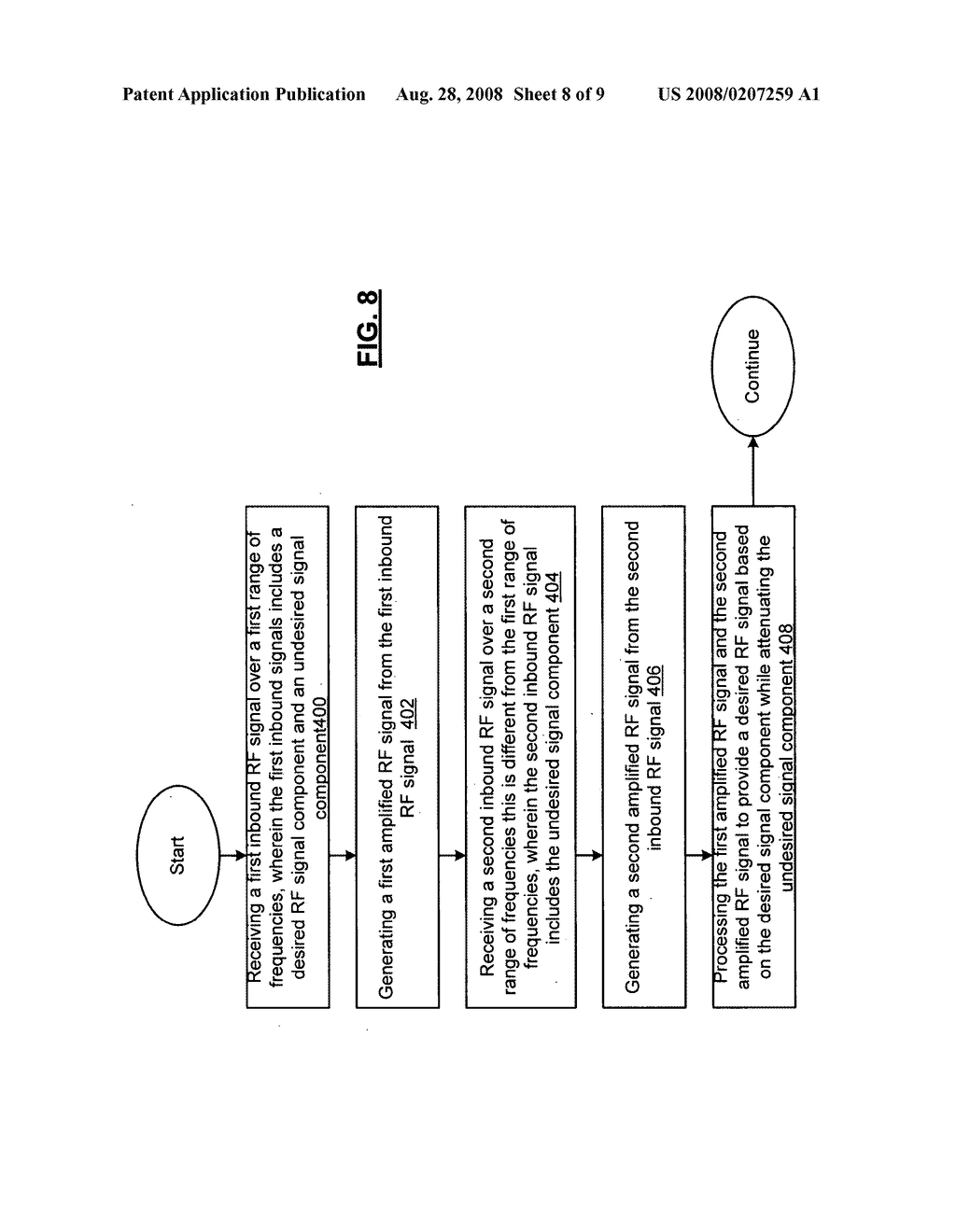 Dual RF transceiver system with interference cancellation and methods for use therewith - diagram, schematic, and image 09